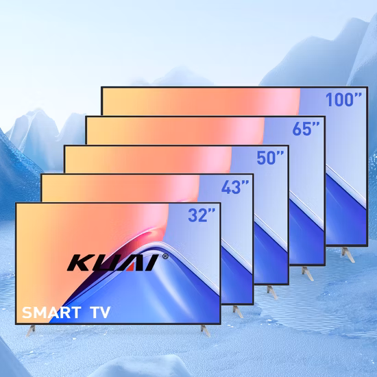 Televisore LED UHD 4K 50/55/65/75 pollici 4K Smart WiFi TV 4K UHD Televisore a schermo piatto economico in fabbrica HD LCD LED Miglior Smart TV