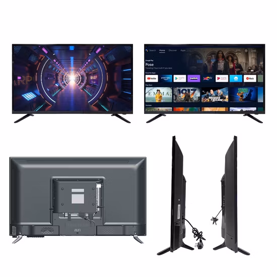TV LED a prezzo di fabbrica più economico Televisore a schermo piatto da 65''75 pollici Android Smart TV 2K FHD 4K UHD TV