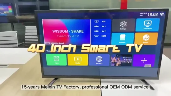 Prezzo all'ingrosso di fabbrica OEM 42 TV LED da 43 pollici 2K FHD Smart TV Television