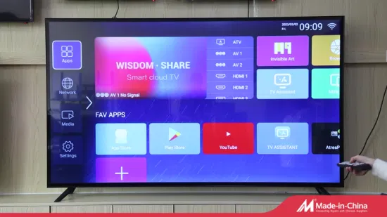 Produttore TV OEM Android Smart TV Televisione Personalizzata 40 43 50 55 pollici 2K Full HD 4K Ultra HD TV LED a schermo piatto